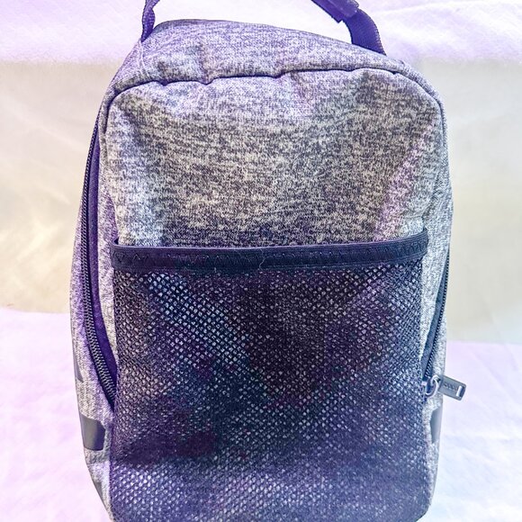 Adidas Small Gray Lunch Bag / Mini Backpack Logo Street Style- AC092 - Picture 4 of 5